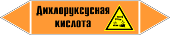 Маркировка трубопровода "дихлоруксусная кислота" (k15, пленка, 252х52 мм)" - Маркировка трубопроводов - Маркировки трубопроводов "КИСЛОТА" - Магазин охраны труда ohranatruda-shop.ru